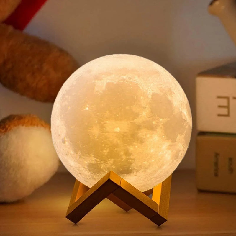 Luminária de Lua 16 cores em LED - Luz Lunar Por Controle Remoto ( 20 Resenhas )